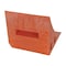 Vestil Orange Recycled Poly Plastic Wheel Chock, 10-1/4" x 7-1/2" x 7-1/2" PWC-OR - alternate 5